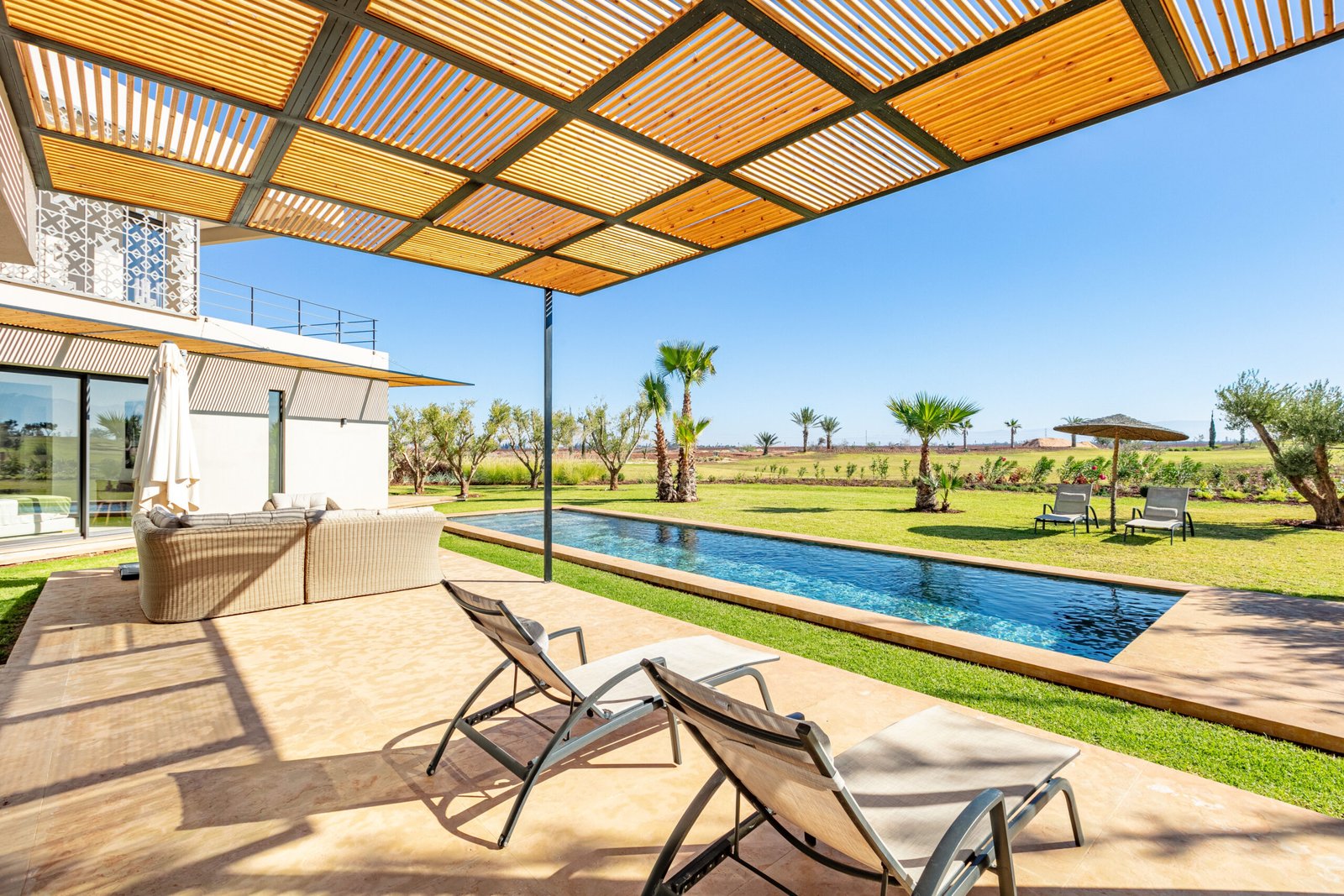 Villa à Marrakech avec piscine chauffée